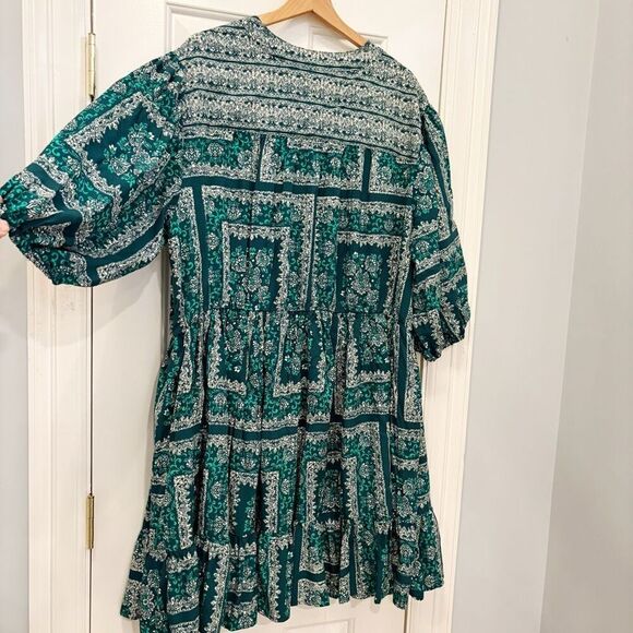 NWT Anthropologie Isabel Dress Size 3X Porridge Green Floral $138 - Picture 6 of 7